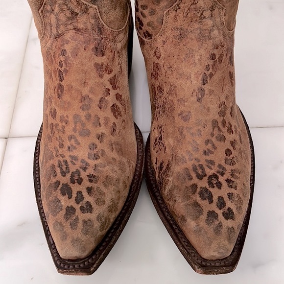 Old Gringo Shoes - New Old Gringo Leopardito Leather Cowboy Boots 10” Size 6